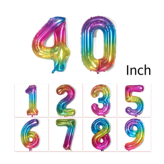 40 Inch Color Number Balloon